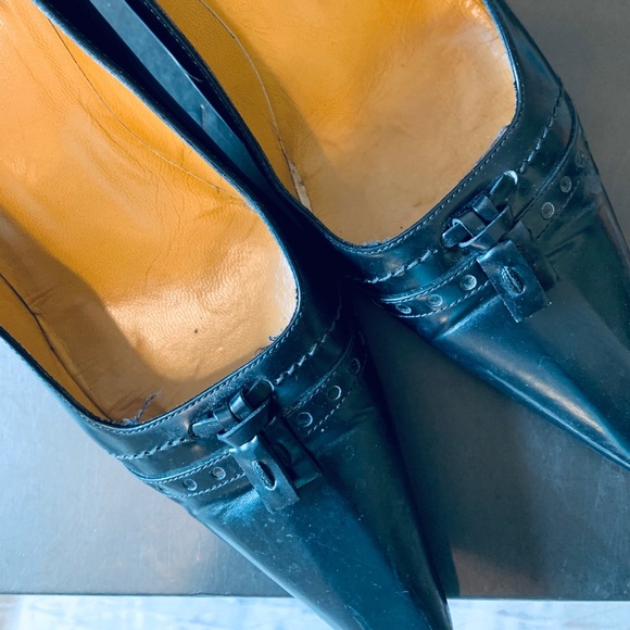 Gucci black leather shoes - Picture 1 of 7